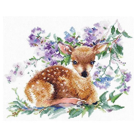 A Fawn Cross Stitch Kit Code O 30 Andriana Buy Online On Mybobbin