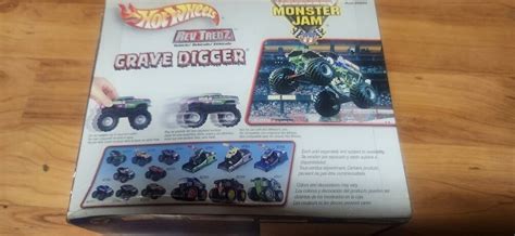 Hot Wheels Monster Jam Rev Tredz GRAVE DIGGER Monster Truck New In Box