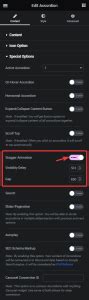 How To Show Accordion With Stagger Animation In Elementor Progressive