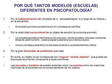 Conceptos Y Modelos En Psicopatologia Ppt Video Online Descargar