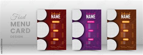 Fast food restaurant menu board vector template, Restaurant Food Menu ...