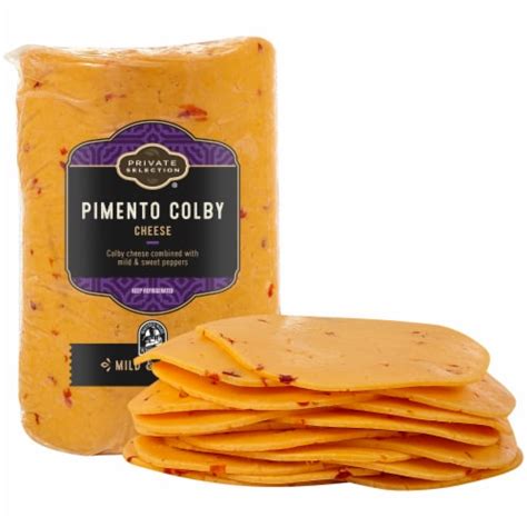 Private Selection™ Pimento Colby Cheese Fresh Sliced Deli Cheese 1 Lb Frys Food Stores