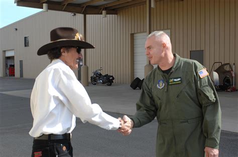 NASCAR Legend Welcomes Reservist To Training Site 916th Air Refueling