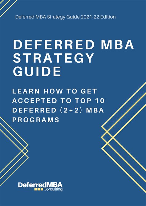 Deferred Mba Consulting