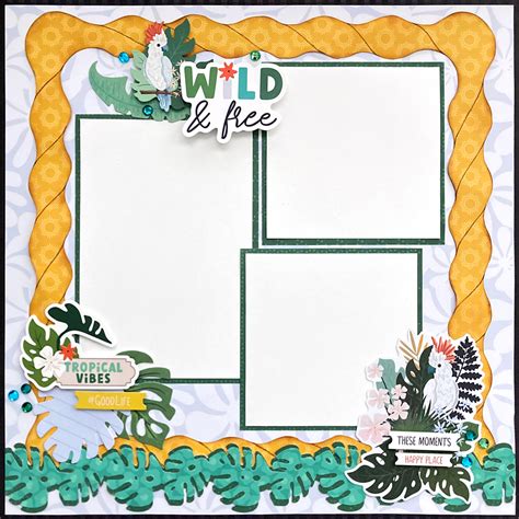 Set Sail With This Naut So Average Tropical Scrapbook Layout