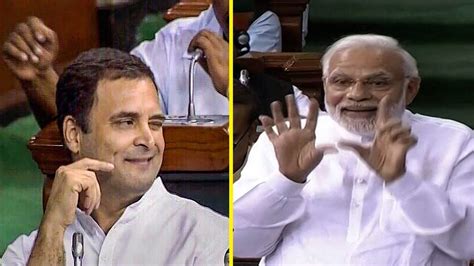 Rahul Gandhi S Hug Wink Act And How PM Modi Responded FULL VIDEO