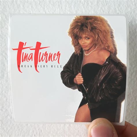 Tina Turner Break Every Rule Album Cover Sticker