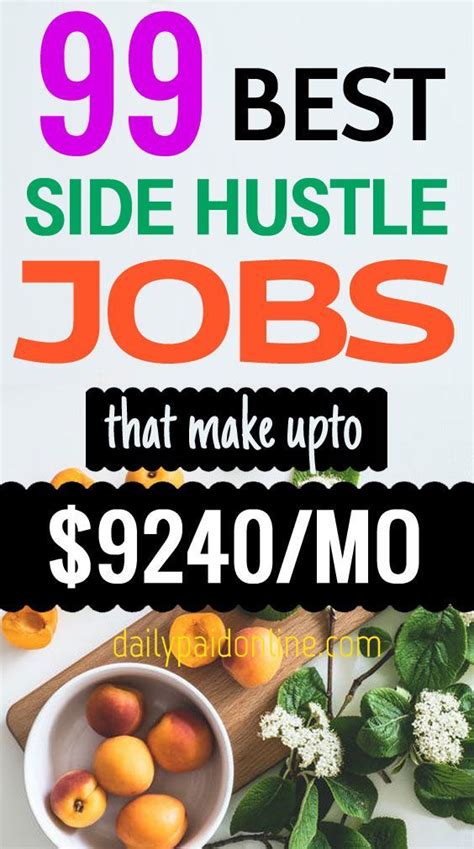 20 Best Side Hustle Jobs That Make Upto 9240 A Month