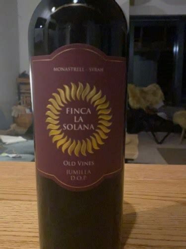 Finca La Solana Old Vines Monastrell Syrah Vivino US