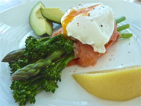 Salmon Wrapped Asparagus with Softly Poached Egg - The Fit Foodie