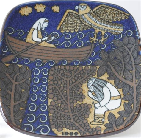 Arabia Finland Kalevala Wall Plate By Raija Uosikkinen Kalewala Annual