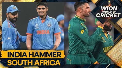 Odi Wc India Thrash South Africa By 243 Runs In A Top Of The Table