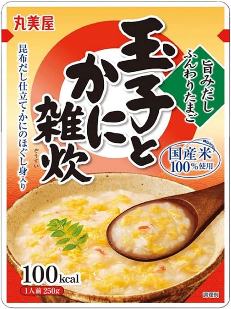 Amazon 丸美屋 旨みだし ふんわりたまご 玉子とかに雑炊 250g×15個 名倉商事 ノーブランド品 おかゆ・雑炊 通販