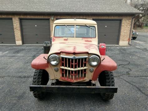 1959 Willys Station Wagon 4 Wheel Drive 4 Cylinder Overhead Valve Manual Trans For Sale