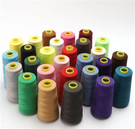 20s 30s 40s 100 Polyester Recycled Yarn Spun Yarn For Sewing Thread