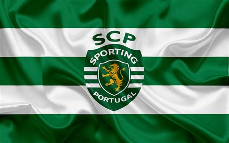 Sporting Klub Sepak Bola Lisbon Portugal Lambang Logo Sporting