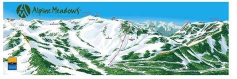 Alpine Meadows Trail Map | Lake Tahoe Ski Resort Maps