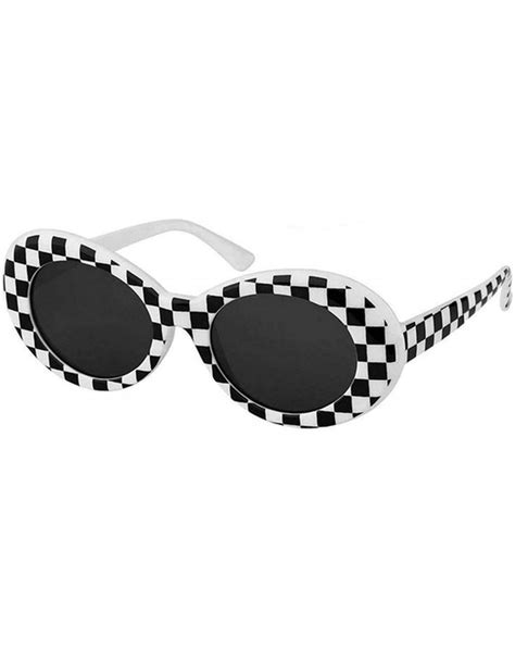 Authentic Clout Goggles Bold Oval Retro Mod Kurt Cobain Sunglasses