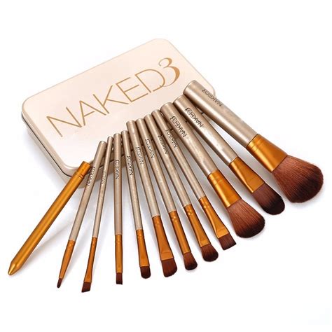 5 Paquetes Brochas Maquillaje Estuche Metal Naked Mayoreo 1 097 00 En Mercado Libre