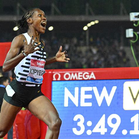 ¡faith Kipyegon Impresionante Récord Mundial De 1 500m Y Primera