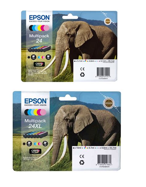 Genuine Epson Xl Elephant Ink Cartridges Lot Free Uk