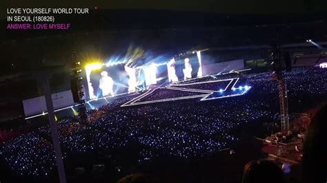 180826 Bts 방탄소년단 Love Yourself World Tour Seoul Answer Love Myself