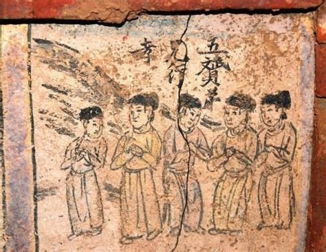 Chinese Song Dynasty Mural Song Dynasty Murals In Yishe Village