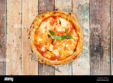 Margarita Pizza Is A Typical Neapolitan Pizza Made With Tomato