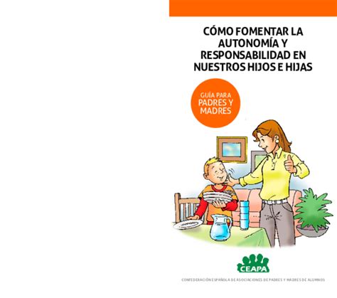 Pdf CÓmo Fomentar La AutonomÍa Y Responsabilidad En Nuestros Hijos E