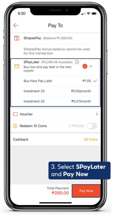 SPayLater - How to Shopee Pay Later Activation and Payment - Ginee