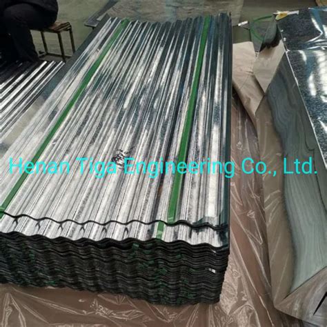 Hot Dipped Gi Galvanized Corrugated Steel Roofing Iron Sheet Metal