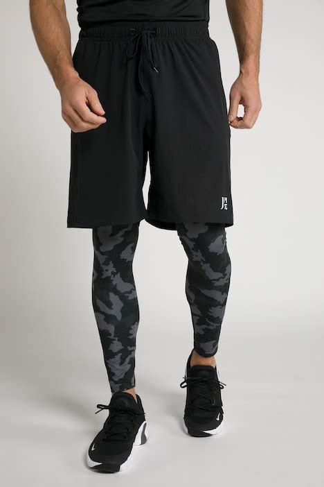 Jay Pi Sport Tights Flexnamic Camouflage Handypocket Schwarz Jp