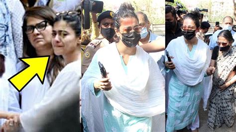 Kajol Breakdown After Leaving Her House With Son Yug Devgan After