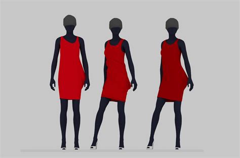 Buffichar — Clothes design asymmetrical with pleat variation