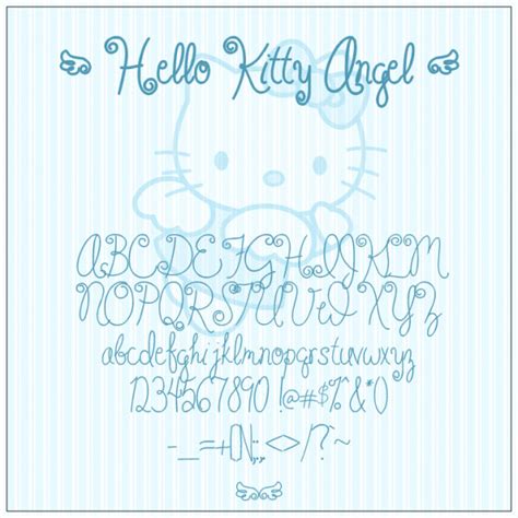 Hello Kitty Cursive Font