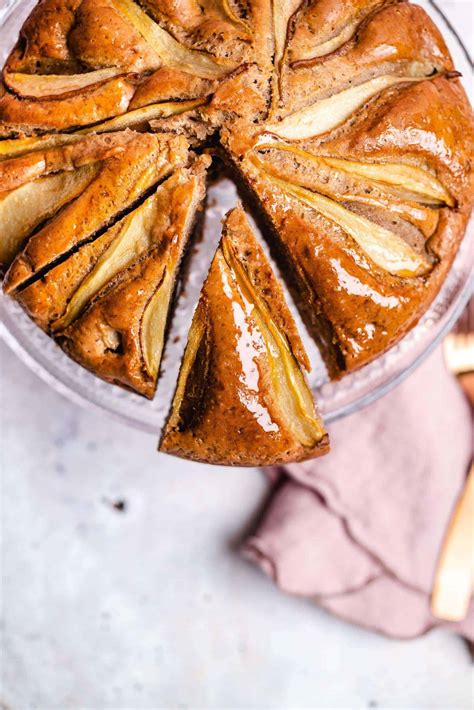 Veganer Birnenkuchen Glutenfrei 45 Minuten VEGANE VIBES