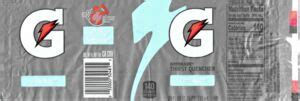 Drink Label: Gatorade Cool Blue Thirst Quencher (Gatorade Co., United ...