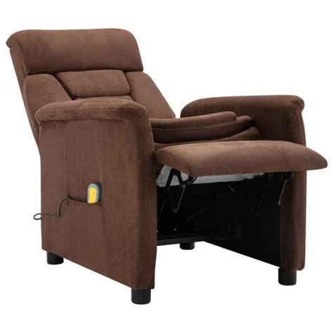 Hua Fauteuils Lectriques Fauteuil Inclinable De Massage Marron