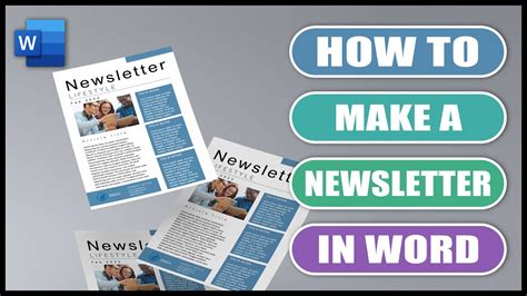 How To Make A Newsletter In Word EASY TUTORIAL YouTube