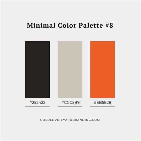 17 Minimalist Color Palettes for Your Next Design | Color design inspiration, Flat color palette ...