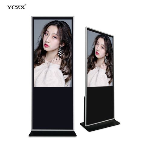 70 Inch Portable Floor Standing WiFi Media Video LCD Digital Signage