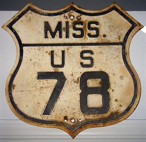 Mississippi U S Highway 78 AARoads Shield Gallery