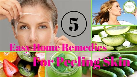 Top 5 Easy Home Remedies For Peeling Skin Beauty Tips Youtube