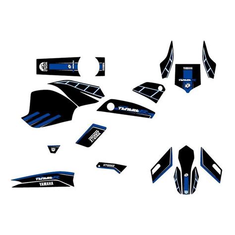 Kit D Co Kutvek Brillant Adventure Noir Bleu Yamaha Xtz Super