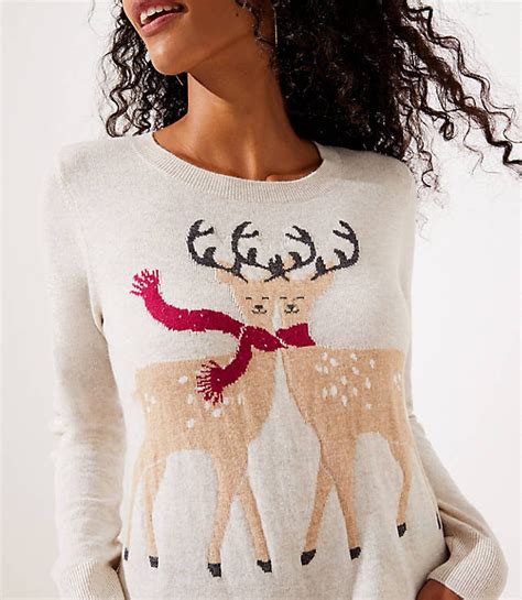 Reindeer Sweater Loft Reindeer Sweater Sweaters Softest Sweater