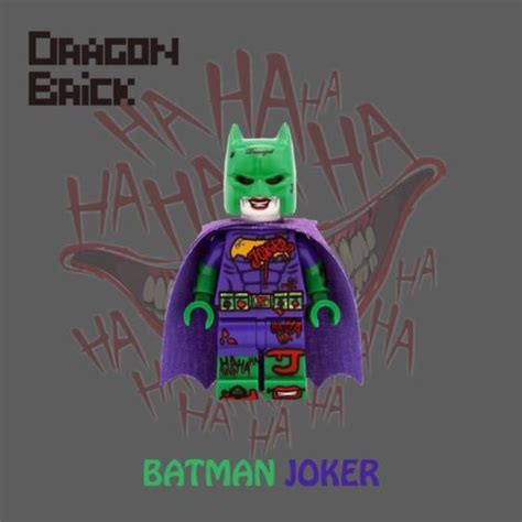 Dragon Brick Batman Joker Custom Minifigure Custom Lego Minifigures