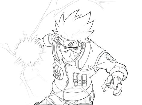 Kakashi Hatake Coloring Pages At Free Printable