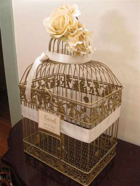 Gold Wedding Card Holder Bird Cage You Could Use This For Other