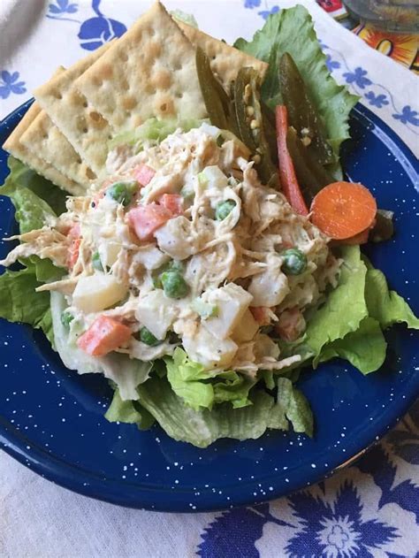 Ensalada De Pollo~mexican Chicken Salad Recipe Delicious Salads