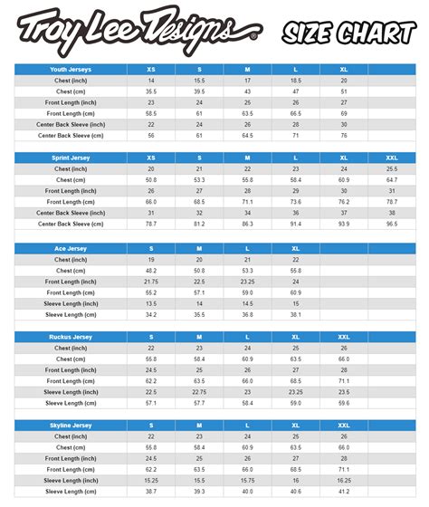 Troy Lee Gloves Size Chart - Images Gloves and Descriptions Nightuplife.Com